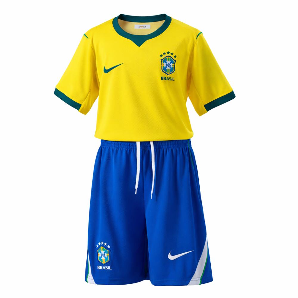 Camisa Infantil da Seleção Brasileira Oficial | Copa 2026/2027