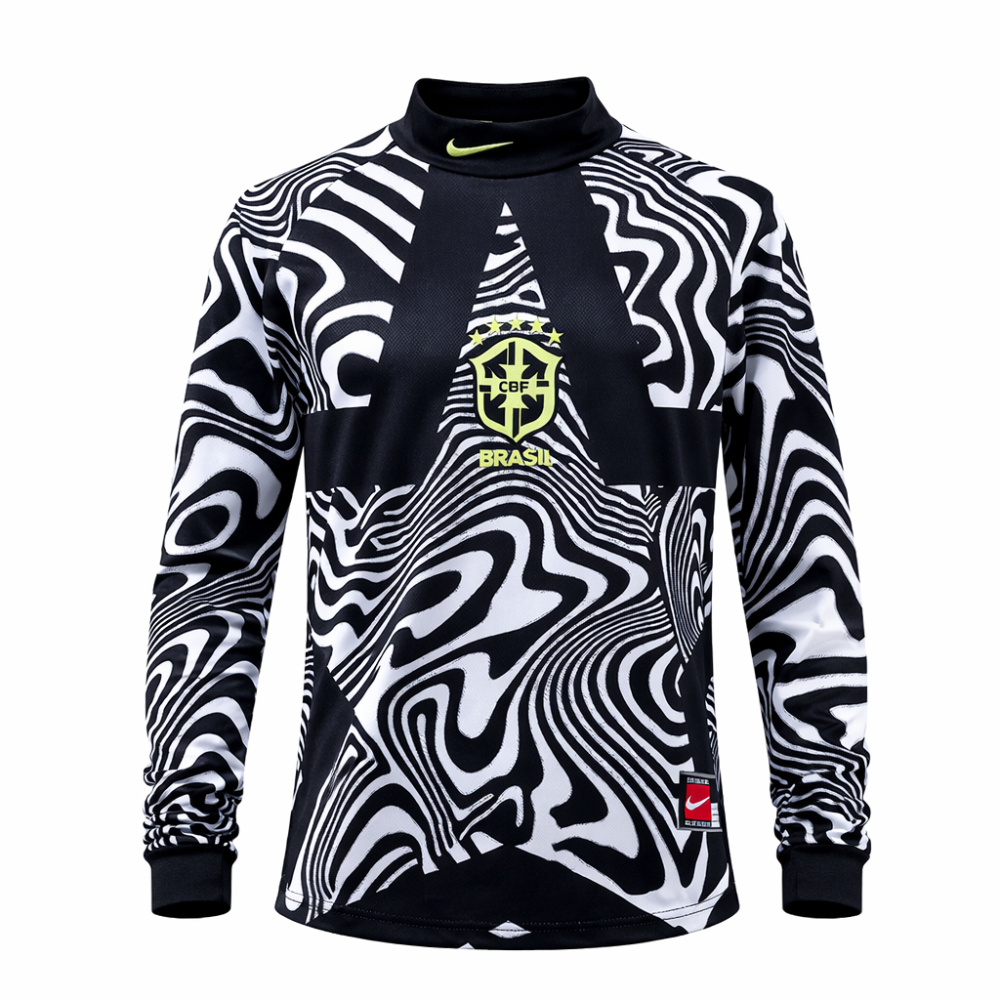 Camisa da Seleção Brasileira Goleiro Manga Longa | Copa 2026/2027 - Masculina