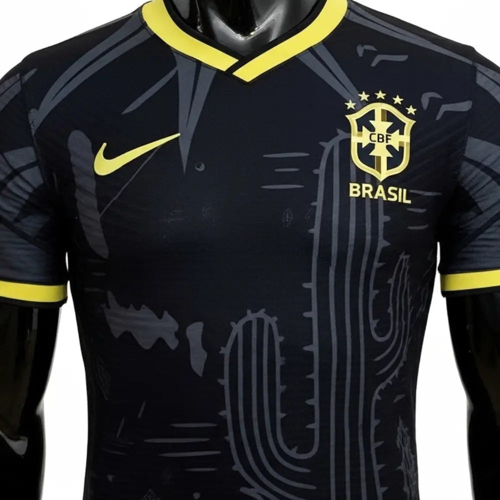 Camisa da Seleção Brasileira Preta | Copa 2022/2023 - Masculina