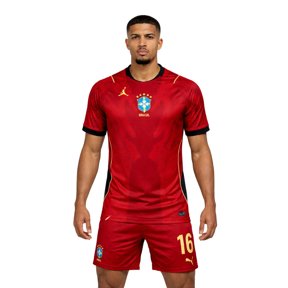 Camisa da Seleção Brasileira Vermelha | Copa 2026/2027 - Masculina