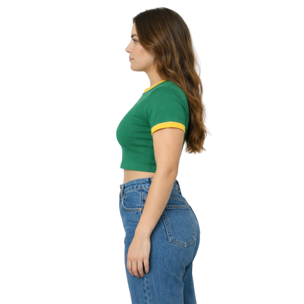 Baby Look Brasil Verde | Copa 2026/2027 - Feminino