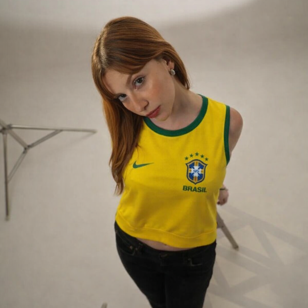 Cropped da Seleção Brasileira Oficial | Copa 2026/2027 - Feminino