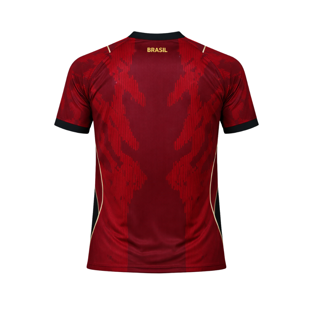 Camisa da Seleção Brasileira Vermelha | Copa 2026/2027 - Masculina