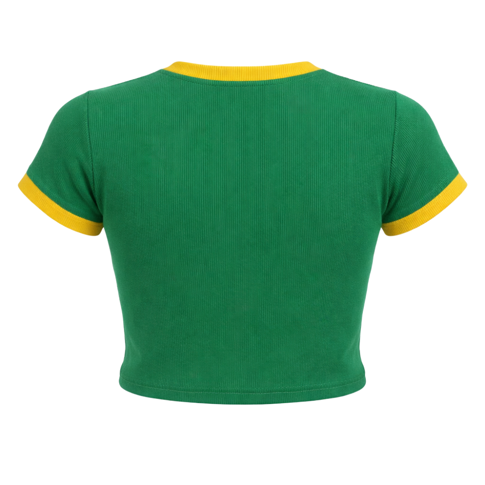 Baby Look Brasil Verde | Copa 2026/2027 - Feminino