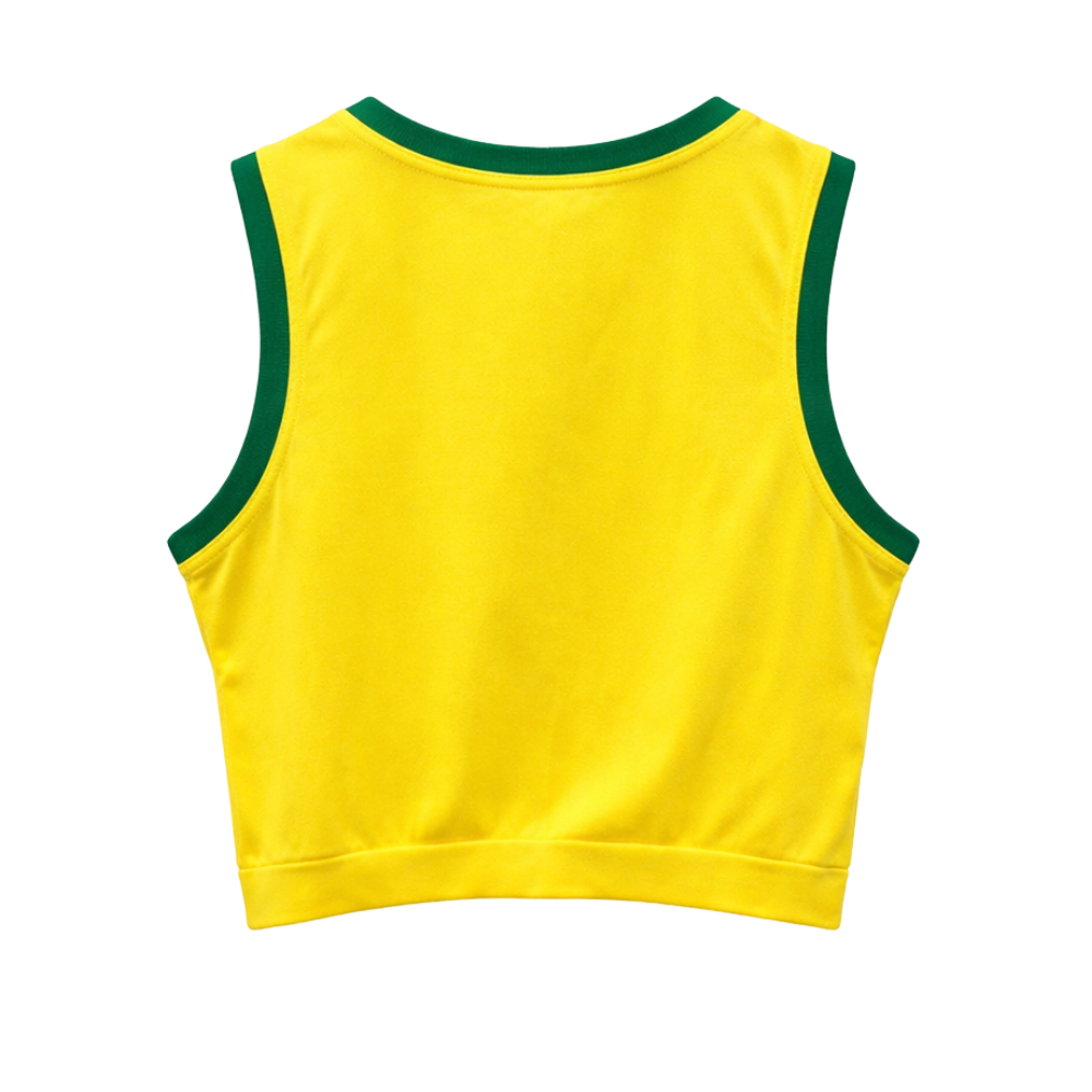 Cropped da Seleção Brasileira Oficial | Copa 2026/2027 - Feminino