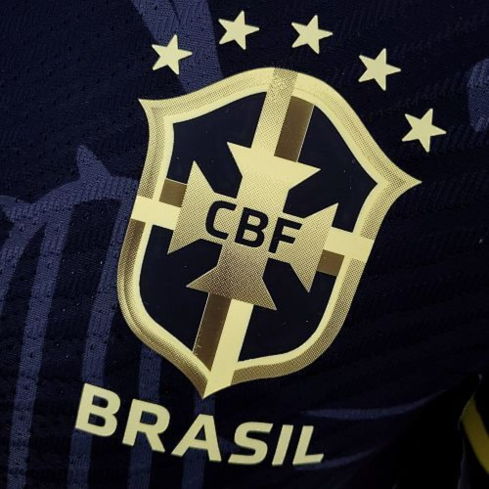 Camisa da Seleção Brasileira Preta | Copa 2024/2025 - Masculina