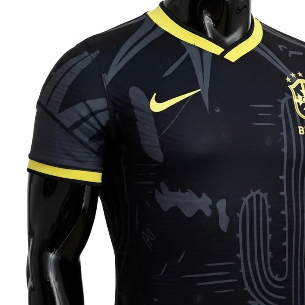 Camisa da Seleção Brasileira Preta | Copa 2022/2023 - Masculina